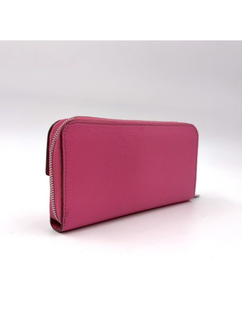 ★SOLD★ Cartier C de Cartier International Wallet Leather Pink Silver - Picture 2 of 13
